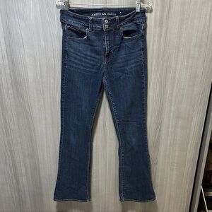 American Eagle Outfitters Dark Blue Flare Jeans